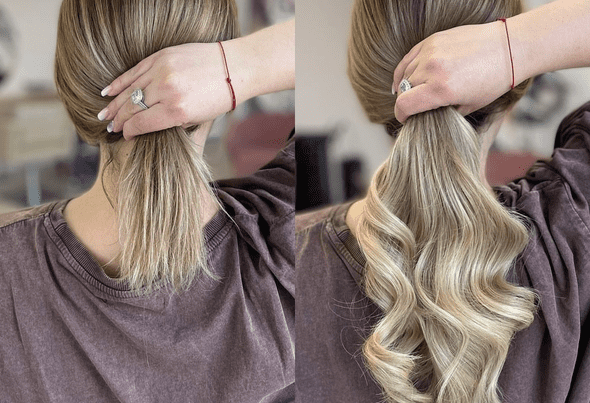 Predĺženie - zahustenie vlasov 12 - GLAM - Naše práce