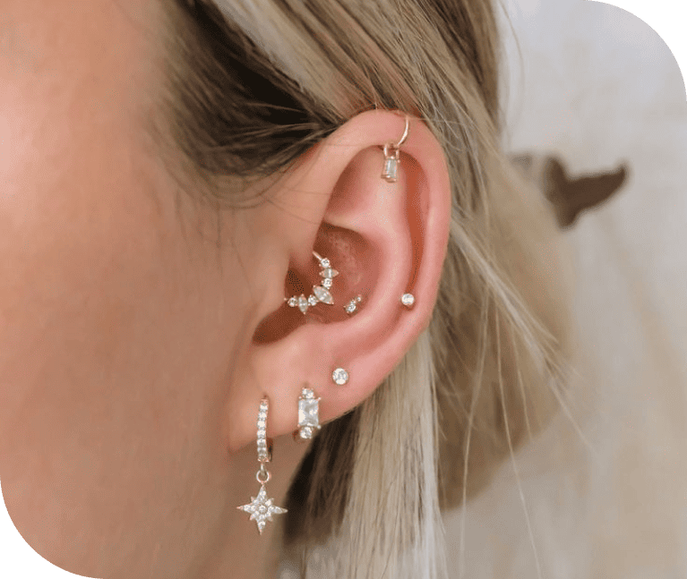 Piercing do ucha - obrázok služby - GLAM